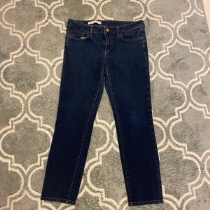 Pilcro and The Letterpress Dark Blue Denim Jeans 8